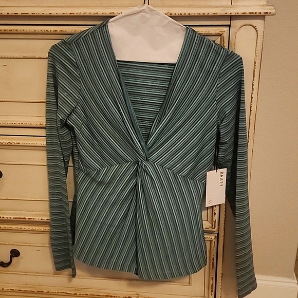 BAILEY striped NWT long sleeve shirt - Picture 1 of 5